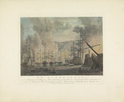 Bombardement van Algiers, 1816 door Nicolaus Heideloff