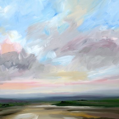 Blush Sky-landschap door Nicole Walsh