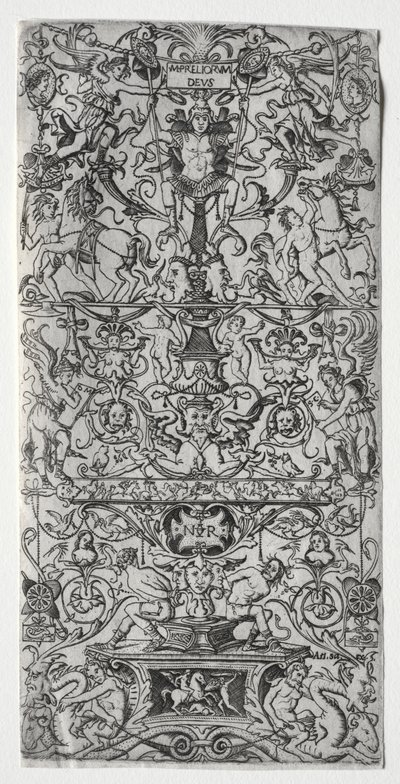Ornament Paneel: Mars, God van de Slagen, ca. 1507 door Nicoletto da Modena