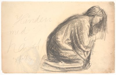 Knielende Maria door Niels Larsen Stevns