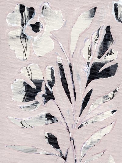 Modern roze bloemenpatroon door Nikita Jariwala