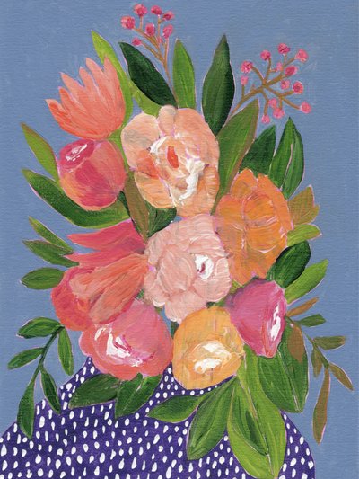Levendig bloemenboeket door Nikita Jariwala