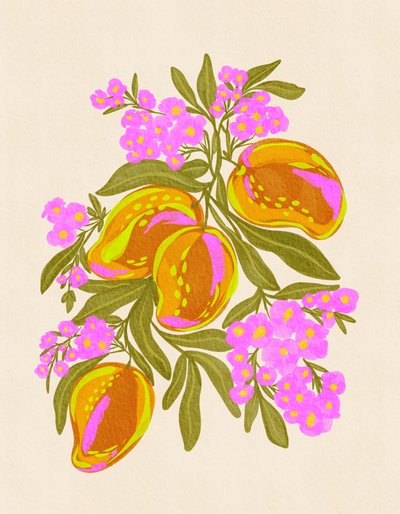 Kleurrijke tropische mango’s door Nikita Jariwala