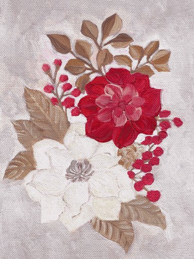 Winterbloemenboeket door Nikita Jariwala