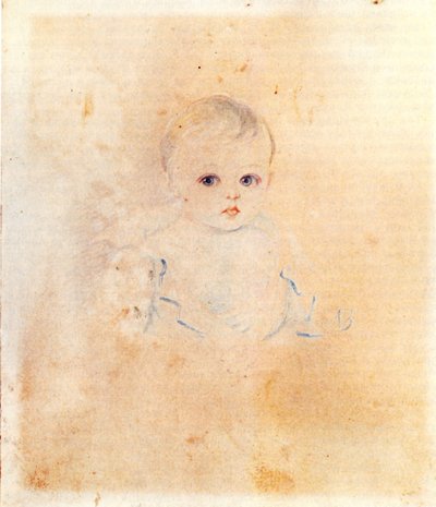 Portret van Sasha Ivashev door Nikolai Alexandrovich Bestuzhev