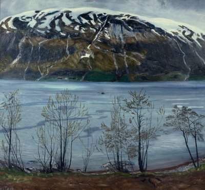 Grijze lenteavond door Nikolai Astrup