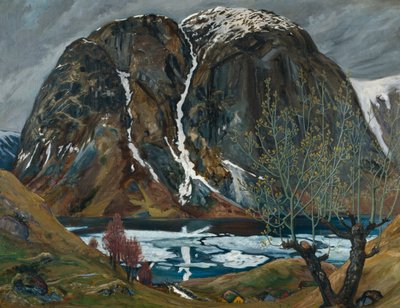 Lentesmelt onder de heuvel door Nikolai Astrup