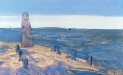 De bewaker van de kelk door Nikolai Konstantinowitsch Roerich