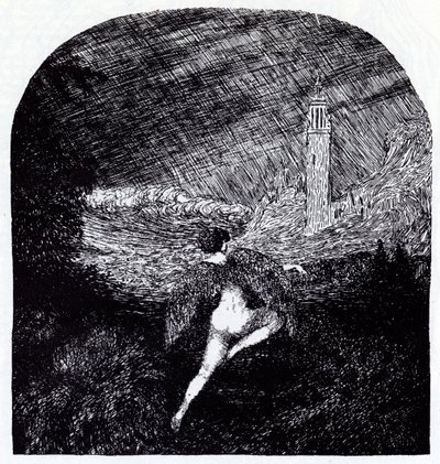 Romantiek. Symbolistisch tijdschrift Vesy The Balance, 1905 door Nikolai Petrovich Feofilaktov