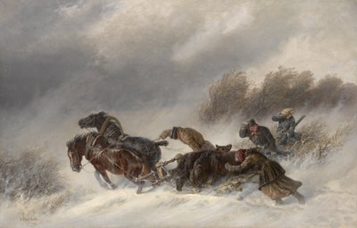 Terugkeer van een Berenjacht, 1881 door Nikolai Yegorovich Sverchkov