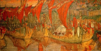Vladimirs reis naar Korsun door Nikolai Konstantinowitsch Roerich