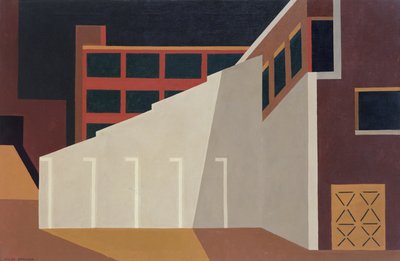 De horlogefabriek door Niles Spencer