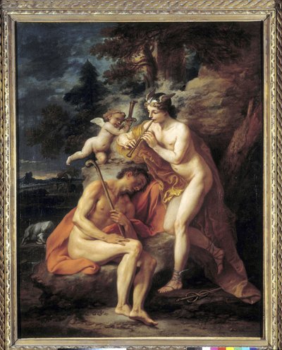 Mercurius, Argus en Io (Voorheen Endymion) door Noel Nicholas Coypel