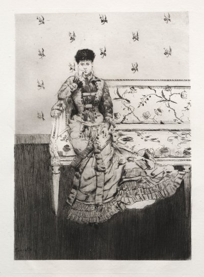 Fantasie, 1877 door Norbert Goeneutte