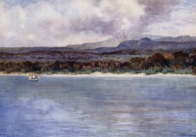 Mount Marion, de actieve Vulkaan, Eiland Ambryn, Nieuwe Hebriden door Norman Hardy