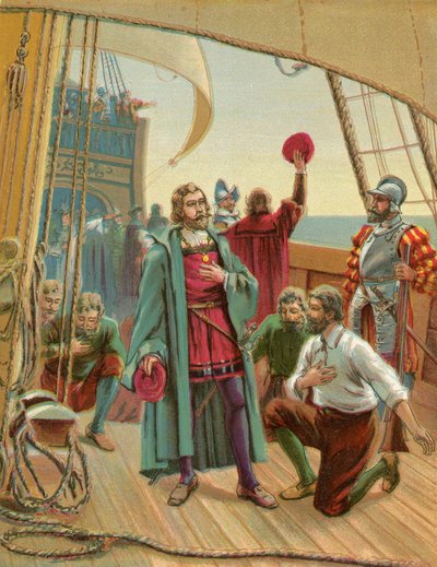 Columbus ontdekt Amerika door North American