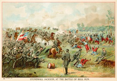 Stonewall Jackson, bij de slag van Bull Run door North American