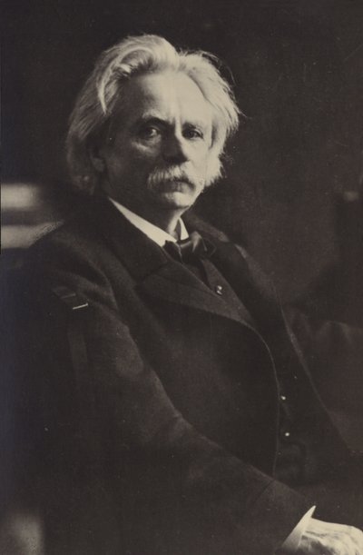 Edvard Grieg, Noorse componist en pianist (1843-1907) door Norwegian Photographer