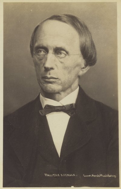 Portret van Halfdan Kjerulf door Norwegian Photographer