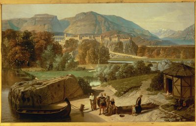 Een Romeinse villa in de Alpen van de Dauphine, kort na de verovering van Gallië door Octave Penguilly l