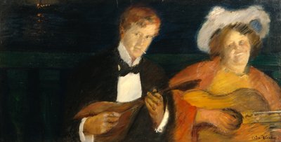 Nachtvogels, Bokken Lasson en Sten Drewsen door Oda Krohg