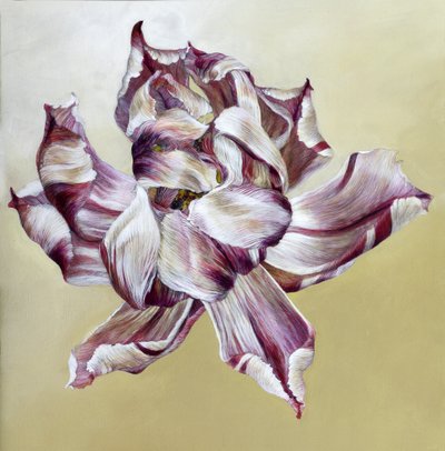 Tulipa, 2013 (acryl op hout) door Odile Kidd