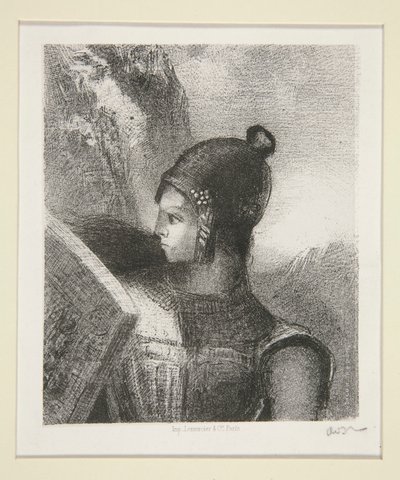 Brünnhilde, frontispice van La Revue Wagnerienne door Odilon Redon