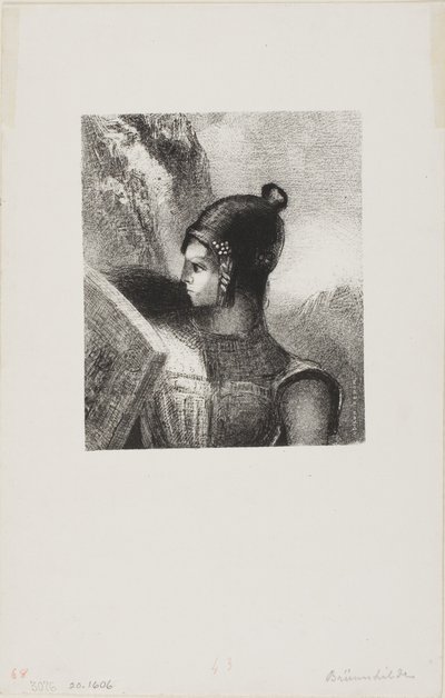 Brunnhilde door Odilon Redon
