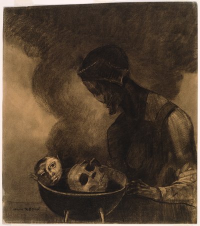 Ketel van de tovenares door Odilon Redon