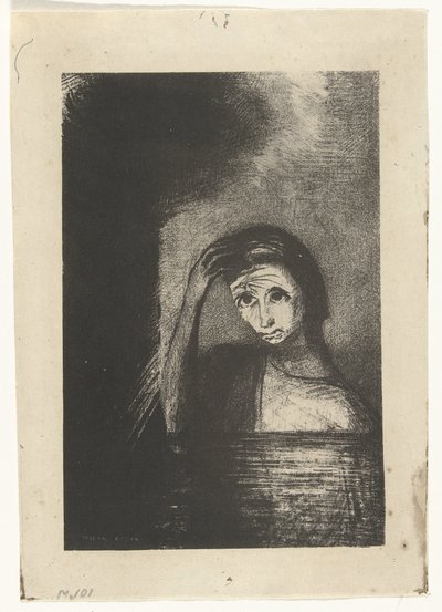 De ineenstortingen door Odilon Redon