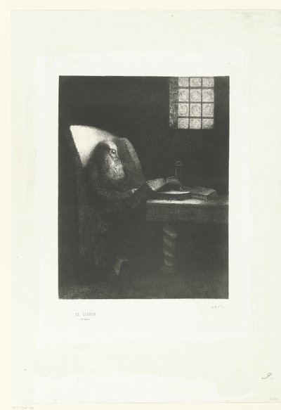 De lezer door Odilon Redon
