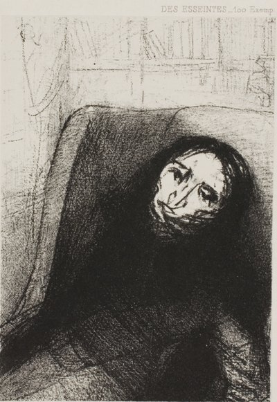 Des Esseintes, frontispice voor A Rebours door J.K. Huysmans door Odilon Redon