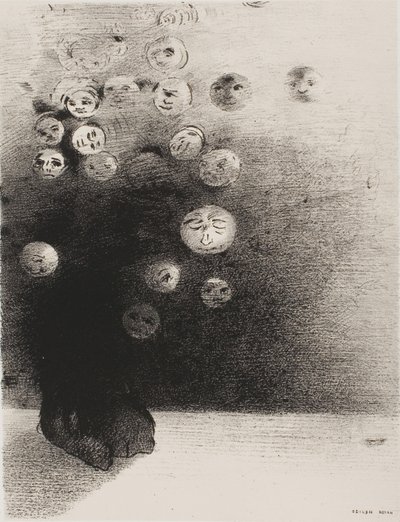 Is er geen onzichtbare wereld, uit De Jurylid door Odilon Redon