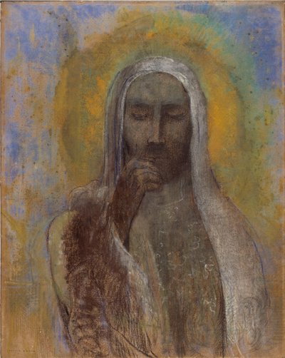 De Christus van de stilte door Odilon Redon