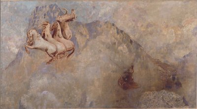 De zonnewagen door Odilon Redon