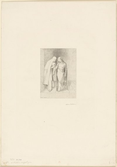 Mystiek Gesprek door Odilon Redon