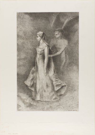 Obsession door Odilon Redon