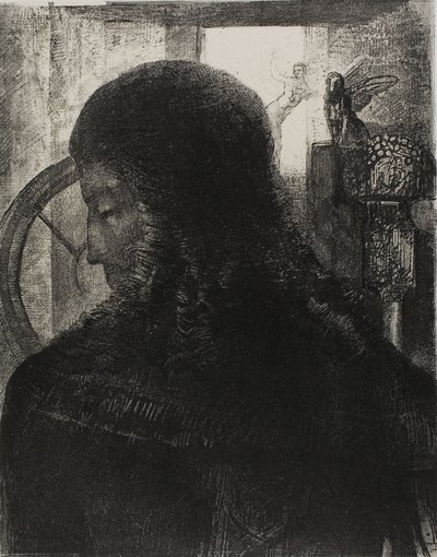 Oude ridder door Odilon Redon