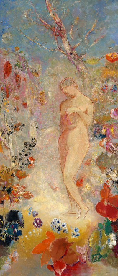 Pandora, c.1914 door Odilon Redon