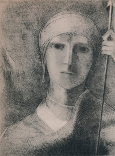 Parsifal, ca. 1891 door Odilon Redon