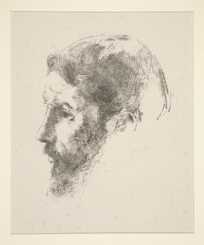 Portret van Pierre Bonnard door Odilon Redon
