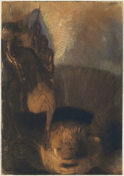 Sint Joris en de Draak door Odilon Redon