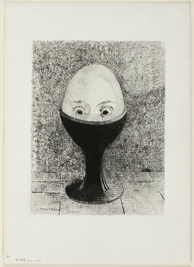 Het ei door Odilon Redon