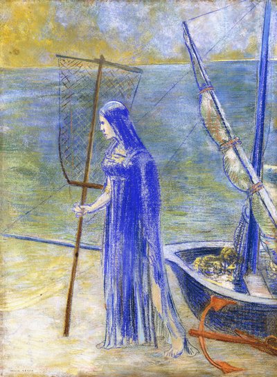 De visvrouw door Odilon Redon