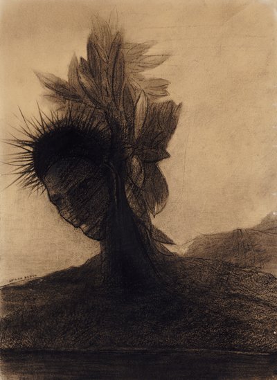 De man boom door Odilon Redon