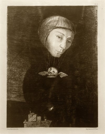 Trieste klim door Odilon Redon