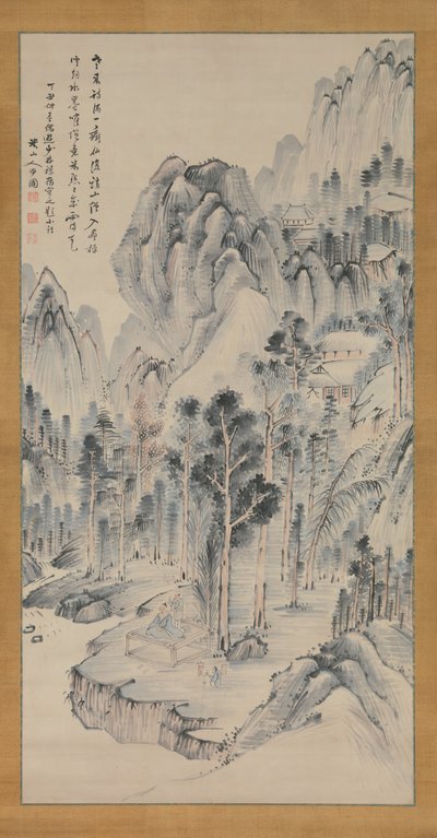 Shorinji Tempel, 1817 door Okada Beisanjin