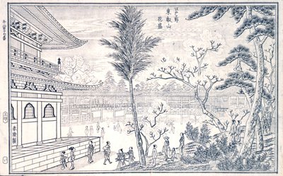 Boek van Zichten van Edo, p.17 door Okada Shuntosai