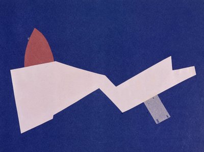 Universele Oorlog: Collagewerk door Olga Rosanova, januari 1916 door Olga Wladimirowna  Rosanowa