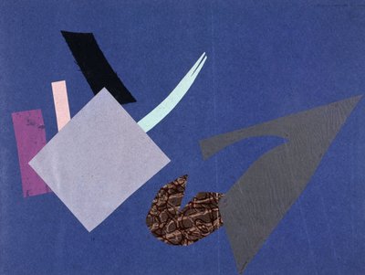 Universele Oorlog: Collagewerk door Olga Rosanova, januari 1916 door Olga Wladimirowna  Rosanowa